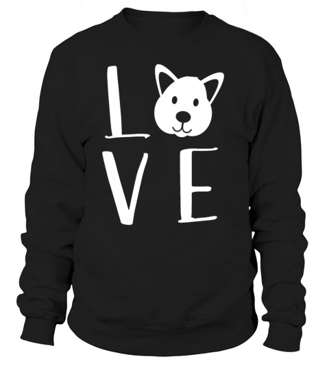 love dogs love dog gift Women's Sweatshirt