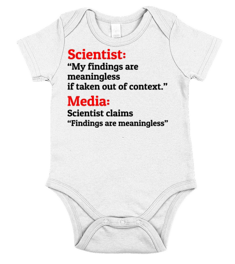 Scientist Dad Jokes Media Funny Saying Short Sleeve Baby One-Piece