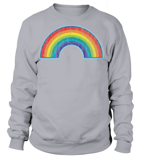 Vintage Full Rainbow Men's Sweatshirt