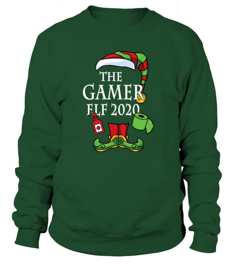 The Gamer Elf 2020 Family Matching Christmas Women's Sweatshirt