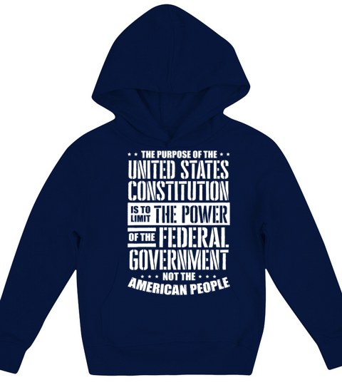 United Stated Constitution to limit the power Kids Hoodie