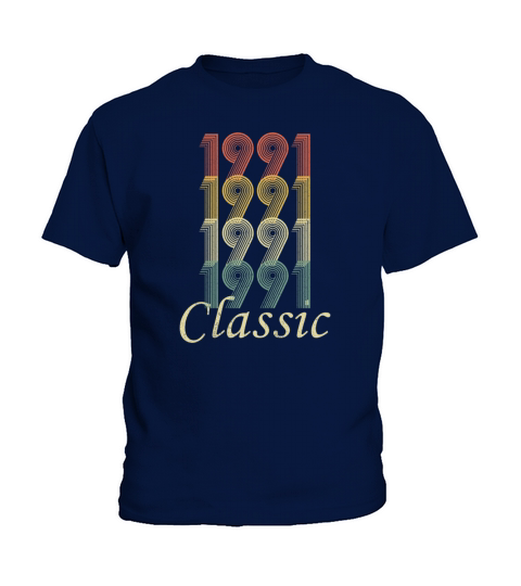 30th Birthday Vintage 1991 Gift Kids T-Shirt