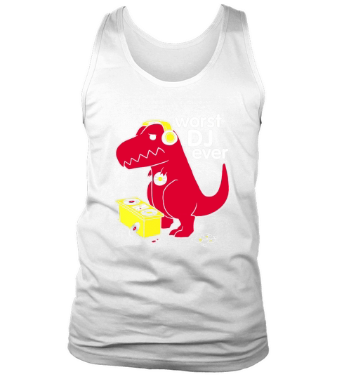 Guys Worst DJ Ever Dino Shirt T-Shirt Tank Top Unisex