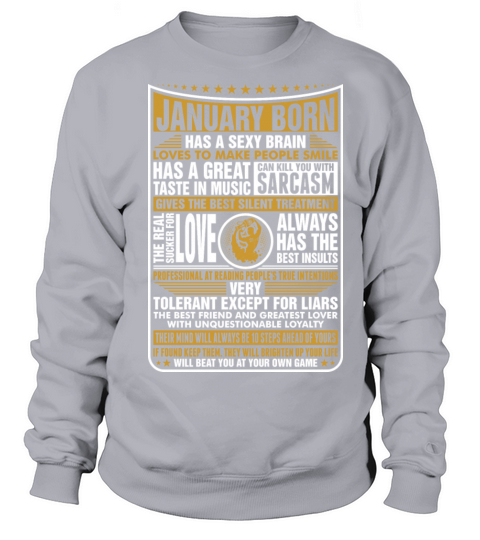 January Aquarius Born Women's Sweatshirt