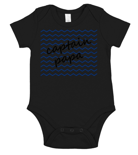 Captain Papa Short Sleeve Baby One-Piece