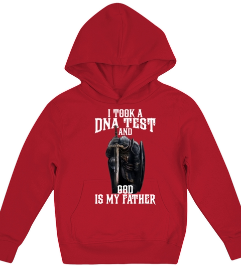 I Took A DNA Test And God Is My Father Kids Hoodie