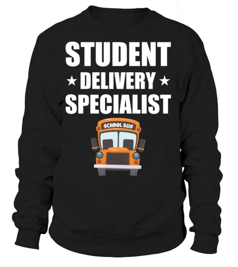 Yellow Schoolbus Driver Student Delivery Women's Sweatshirt