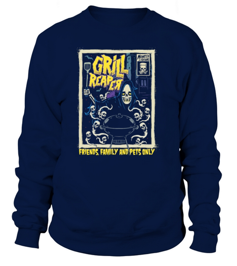 Horror Art Bbq Grill Chef Psychobilly Punk Art Women's Sweatshirt