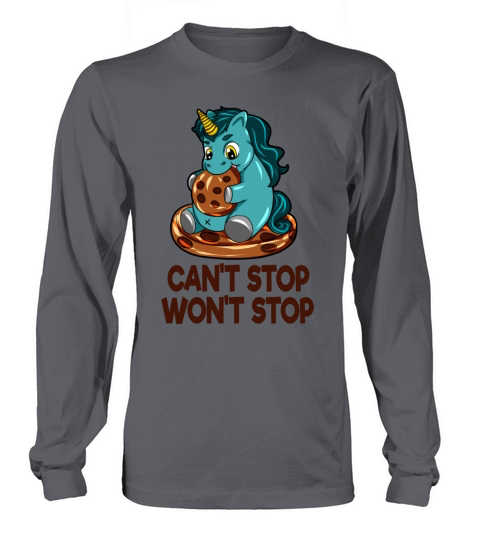 chubby unicorn Cockie Lover Women's Long Sleeve