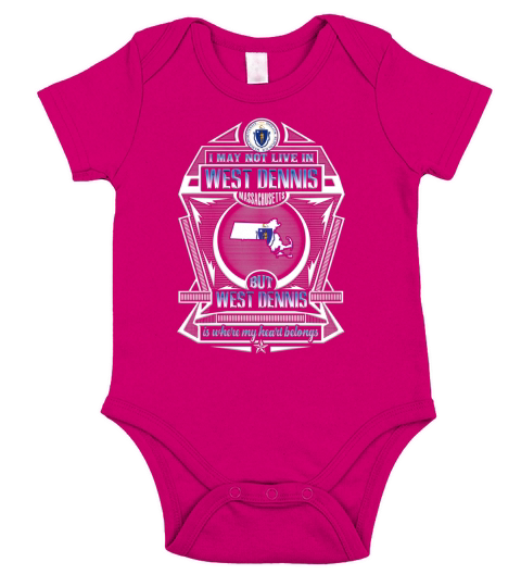 West Dennis Massachusetts Short Sleeve Baby One-Piece