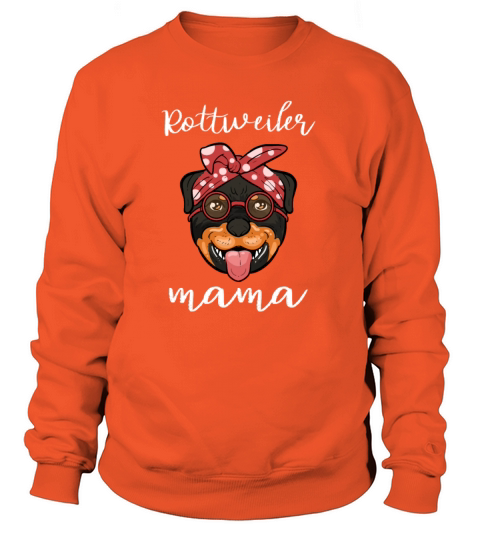 Rottweiler Mama Dog Rottie Owner Animal Friendly Women's Sweatshirt