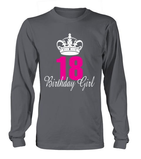 Birthday Girl 18 Years Old Men's Long Sleeve