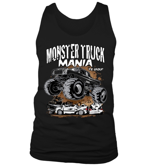Monster Truck Mania Group Men's Tank Top