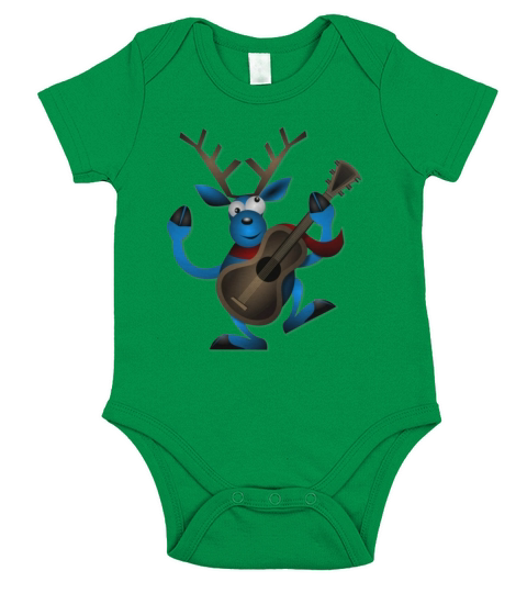Chrismas Short Sleeve Baby One-Piece