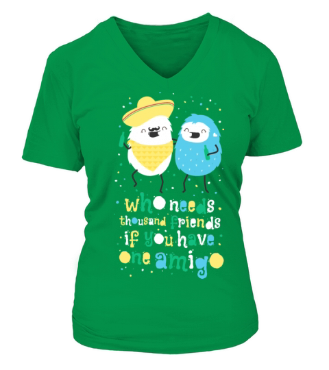 Amigos - best friends Women's V-Neck T-shirt