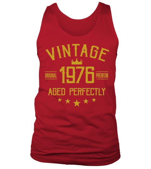 1976 - Vintage 1976 41 years old B-day 41st Birt Men's Tank Top