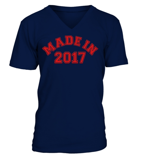 2017 Men's V-Neck T-shirt