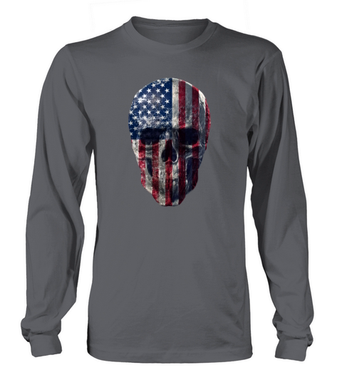 American Skull Face Women's Long Sleeve