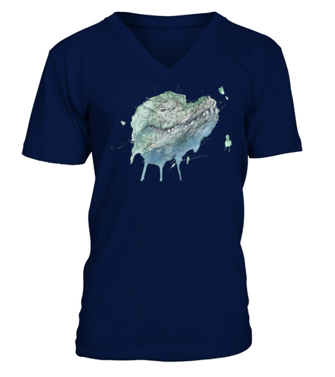 Crocodile Men's V-Neck T-shirt