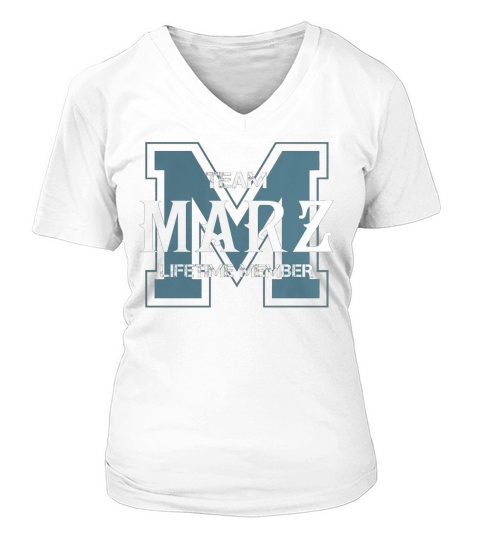 MARZ Shirts - Team MARZ Lifetime Member Name Shirts V-neck T-Shirt Woman