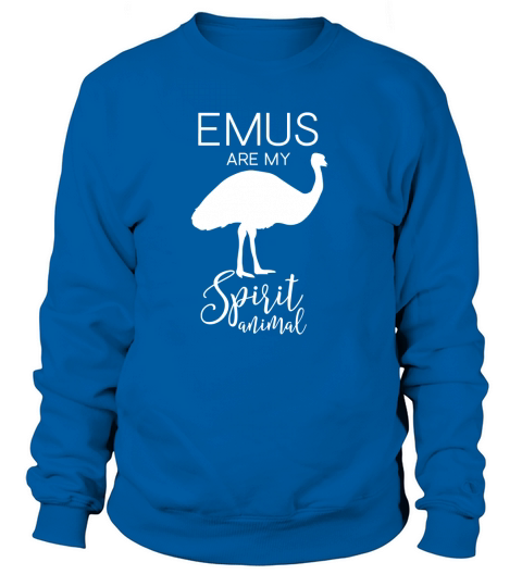 Cute Funny Unique Emu Bird Lover Lettering Art Gift Women's Sweatshirt