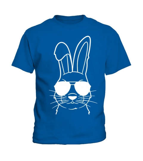Easter Bunny Sunglasses Cool Easter Peeps Kids T-Shirt