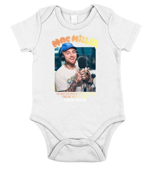 Rip A Lengend Mac Miller Trending Classic Short Sleeve Baby One-Piece