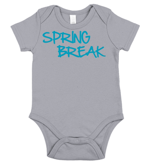 Spring Break Short Sleeve Baby One-Piece