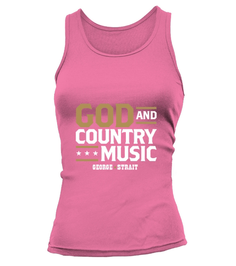 TeeHappy God and Country Music George Strait Tank top Woman