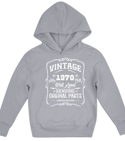Vintage 1970 Kids Hoodie