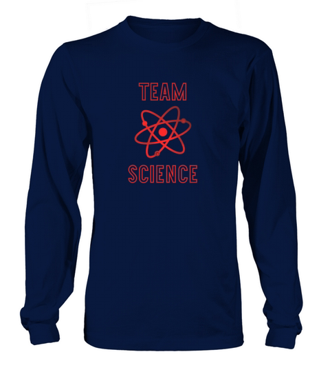TEAM SCIENCE with atom neutron student Men's Long Sleeve