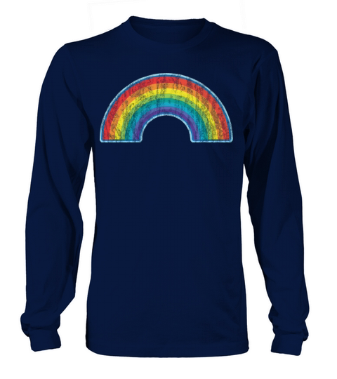 Vintage Full Rainbow Women's Long Sleeve