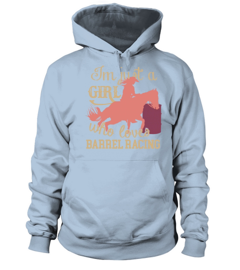 who loves Barrel Racing Women's Hoodie