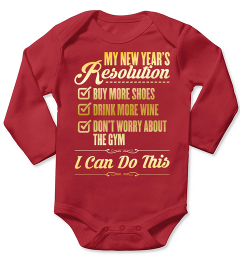 Happy New Years Eve NYE 2022 Long Sleeve Baby One-Piece