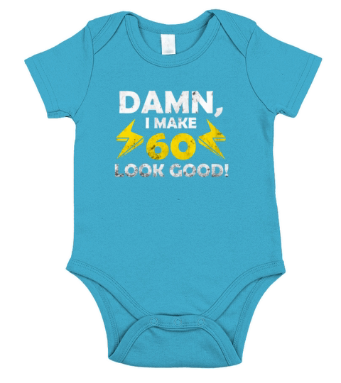 60th birthday Short Sleeve Baby One-Piece