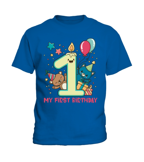 Birthday Baby - 1st Birthday Kids T-Shirt