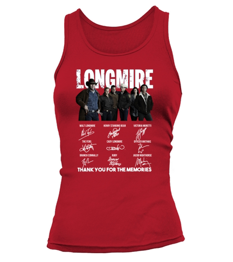 Longmire signatures thank you for the memories-Recovered shirt Tank top Woman