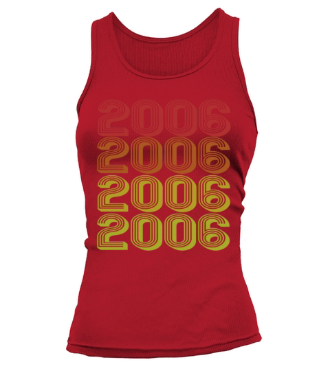 Retro Born In 2006 Women's Tank Top
