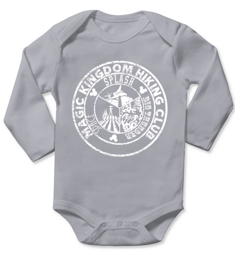 Magic Kingdom Hiking Club Long Sleeve Baby One-Piece