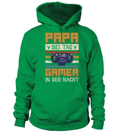 Papa Bei Tag Gamer In Der Nacht Women's Hoodie