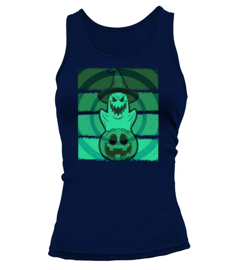 Halloween Ghost Pumpkin Funny horror Women's Tank Top