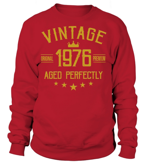 1976 - Vintage 1976 41 years old B-day 41st Birt Women's Sweatshirt