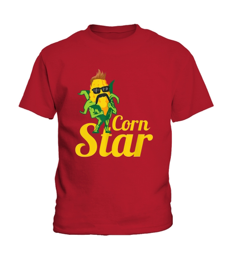 Funny Corn Star Sunglasses Kids T-Shirt