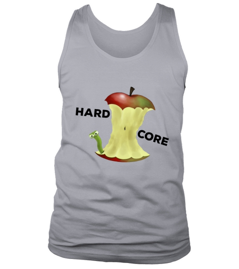Apple core worm hard core Men's Tank Top