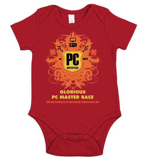 PC Master Race Short Sleeve Baby One-Piece