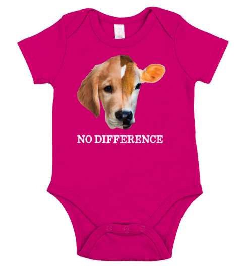 No difference - Vegan Veganism Vegetarian Short Sleeve Baby One-Piece
