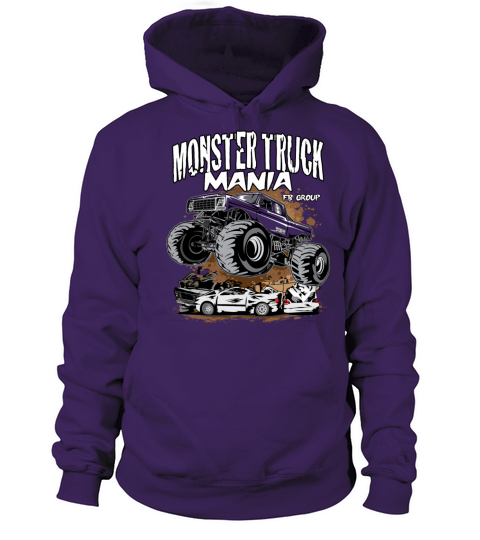 Monster Truck Mania Group Men's Hoodie