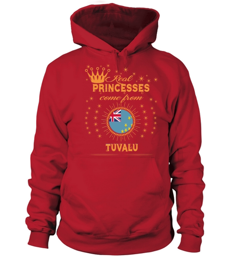 love princesses come from TUVALU Women's Hoodie