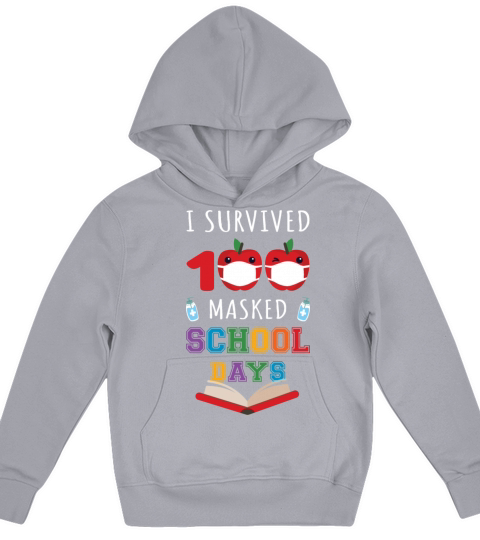 I Survived 100 Masked School Days IV Kids Hoodie