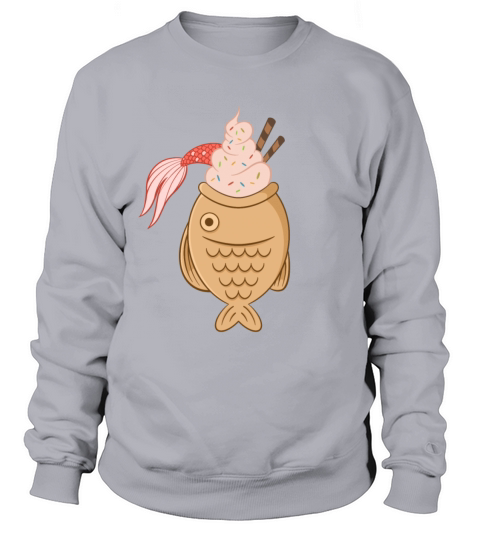 Taiyaki fish Koi fish Japanese waffle ice cream Women's Sweatshirt
